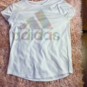 Rainbow Adidas T Shirt